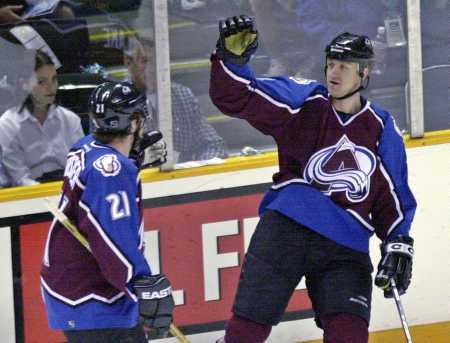 Blake earned two points for the third straight game, while Forsberg leads the league.