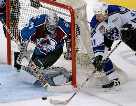 Patrick Roy got the shutout.