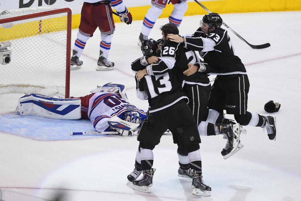 LA won the Cup on an OT goal by the fourth line.