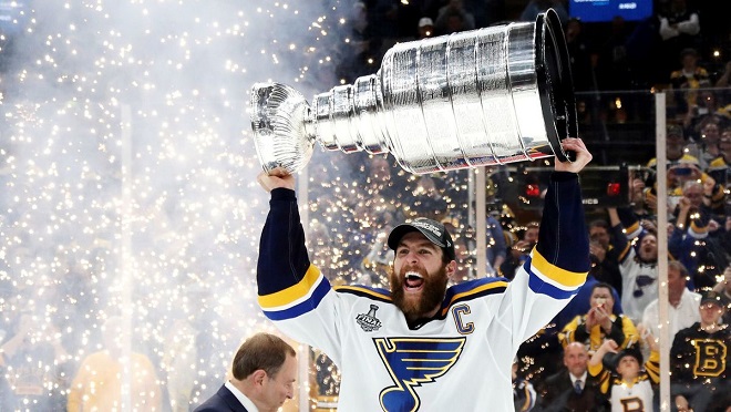 Alex Pietrangelo and the Blues lifted the Cup for the first time in the team